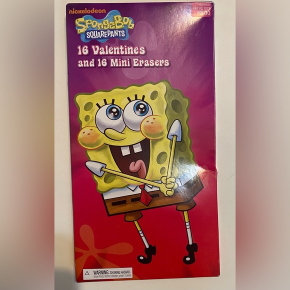 SpongeBob SquarePants Valentines Cards - Picture 1 of 3